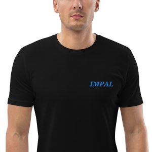 Majica kratkih rukava – Strojni vez | LOGO IMPAL | Crna boja