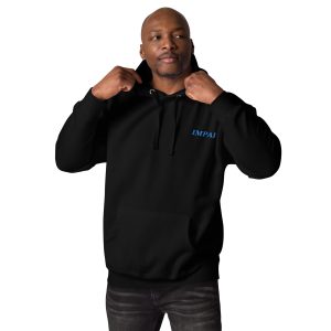 Majica Hoodie – Strojni vez | LOGO IMPAL | Crna boja