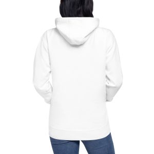 Unisex Majica Hoodie – Strojni vez | Smiješni citat ‘Tvoj frizer tvoj psihijatar | Poklon za frizere | Bijela